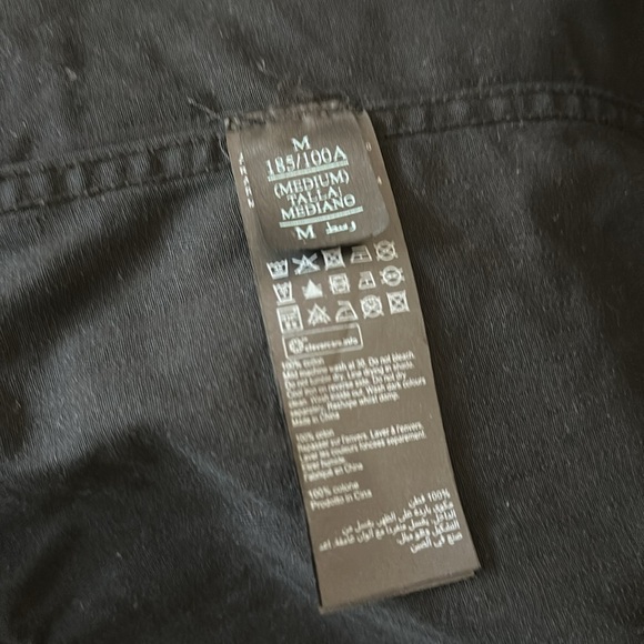 All Saints black Recon LS Shirt sz M - Picture 5 of 9